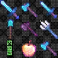 enchanted minecraft animated mouse cursor