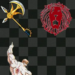 Escanor animated mouse cursor