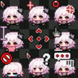 Evernight (HSR) (by BLZ) animated mouse cursor