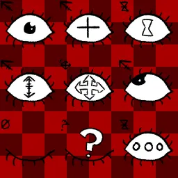 Eye animated mouse cursor