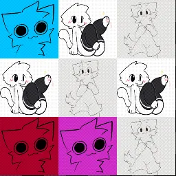 Femboy Boykisser animated mouse cursor