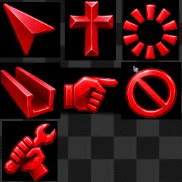 ferrari style mouse cursor