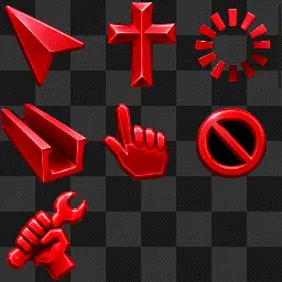 ferrari style mouse cursor