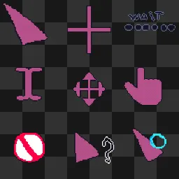final pink mouse cursor