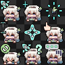 Firefly | HSR | 2 options animated mouse cursor