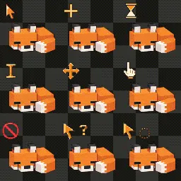 fox animated mouse cursor