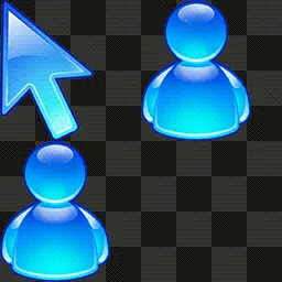 Frutiger Aero mouse cursor