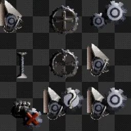 Geared Steel Set animated mouse cursor