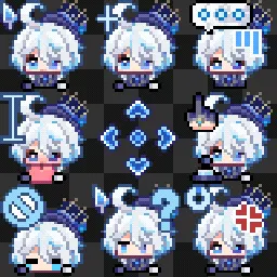 Genshin Impact animated mouse cursor