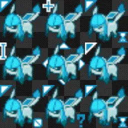 Glaceon Cursor Set ( Pokemon )