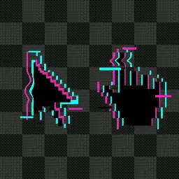 Glitch mouse cursor