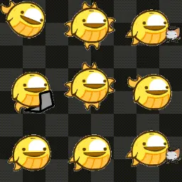 golden whale battleblock theater animated mouse cursor
