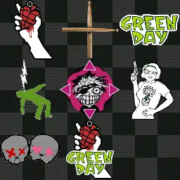 Green Day animated mouse cursor