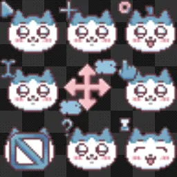 hachiware animated mouse cursor