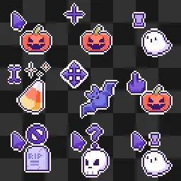 Halloween animated mouse cursor