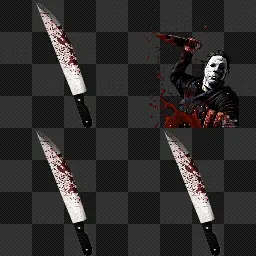 HALLOWEEN KNIFE PNG mouse cursor