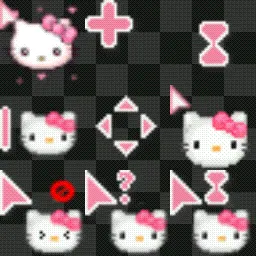 Hello kitty animated mouse cursor