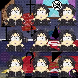 henrieta biggle south park animated mouse cursor