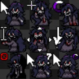 hex maniac animated mouse cursor