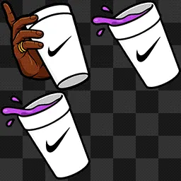 hip-hop lean (purple drink) mouse cursor