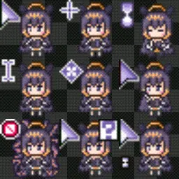Hololive Ninomae Ina'nis Pixel Art Cursor Set (15-in-1)
