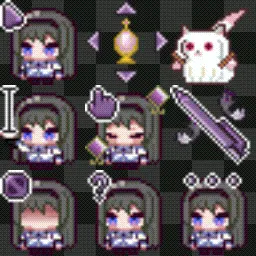 Homura Akemi animated mouse cursor