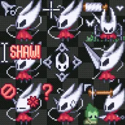 Hornet - Hollow Knight animated mouse cursor