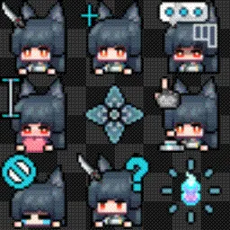 Hoshimi Miyabi (Zeneles Zone Zero) animated mouse cursor