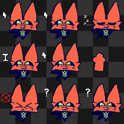 Hunter (Rain World Slugcat) cursor :3
