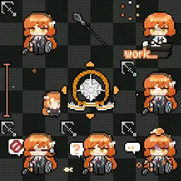 Ishmael (Limbus Company) animated mouse cursor