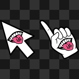 JJK Ryomen Sukuna Mouth Arrow & Pointer Cursor