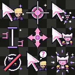 JoJo's Bizarre Adventure | KILLER QUEEN 💣「キラークイーン」 animated mouse cursor