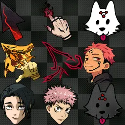 Jujutsu Kaisen animated mouse cursor