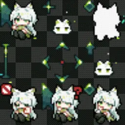 kaltsit arknight animated mouse cursor