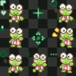 Keroppi animated mouse cursor