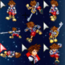 Kingdom Hearts animated mouse cursor