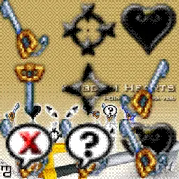 Kingdom Hearts sora ver. animated mouse cursor