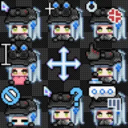 Klukai HK416 | Girls Frontline 2: Exilium [Animated] animated mouse cursor