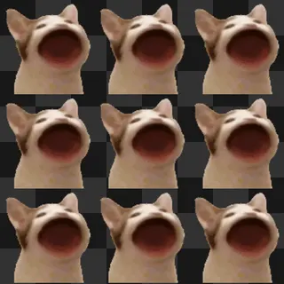 komik cat animated mouse cursor