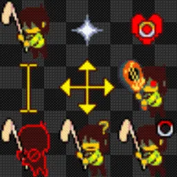 Kris Deltarune (light world) animated mouse cursor