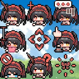 Kurumi animated mouse cursor
