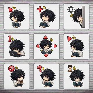 L Lawliet - Death Note mouse cursor