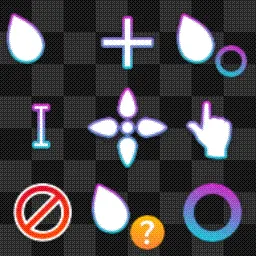 Layan White Cursor Set