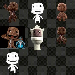LBP Sackboy [LittleBigPlanet] animated mouse cursor