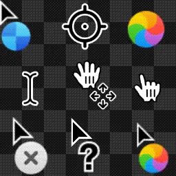 Mac OS + Window 11 - custom - animated hands animated mouse cursor