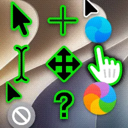 MacOS 27 Golden Gate Green animated mouse cursor