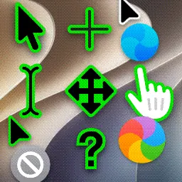 MacOS 27 Golden Gate Green V3 animated mouse cursor