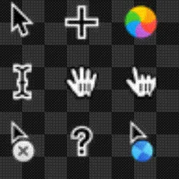 MacOS Moneterey animated mouse cursor