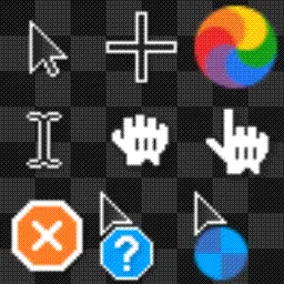 MacOS Pixel animated mouse cursor