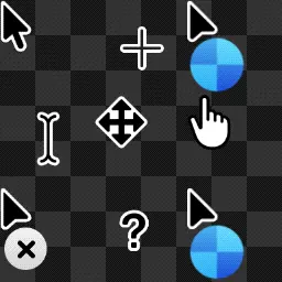 macos tahoe (tail,tailess) animated mouse cursor